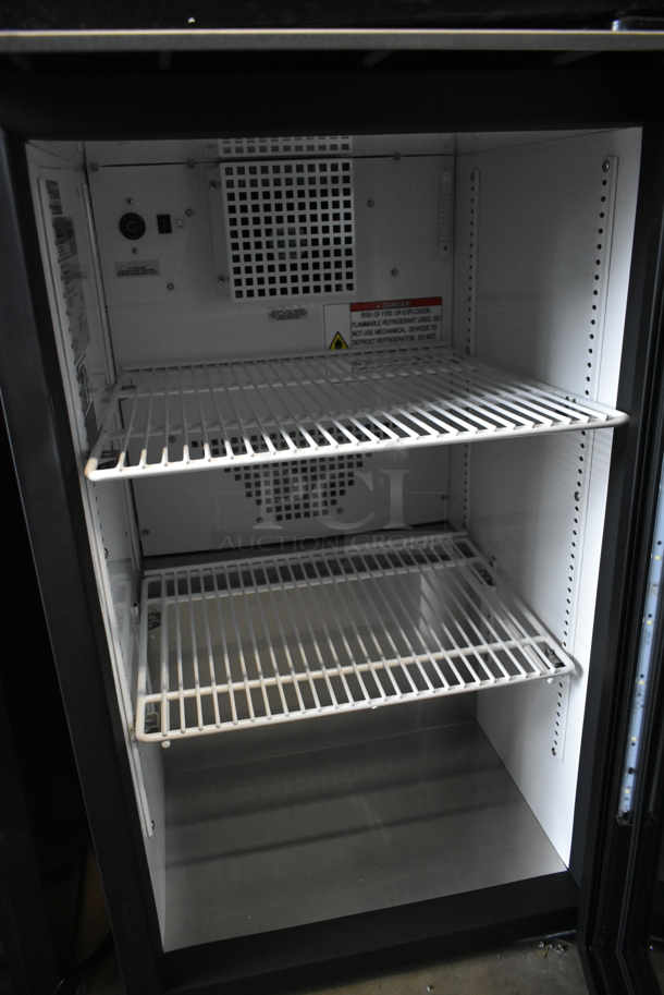 2024 True GDM-06-34-HC Metal Commercial Single Door Mini Cooler Merchandiser w/ Poly Coated Racks. 115 Volts, 1 Phase. Tested and Working! - Image 4 of 5