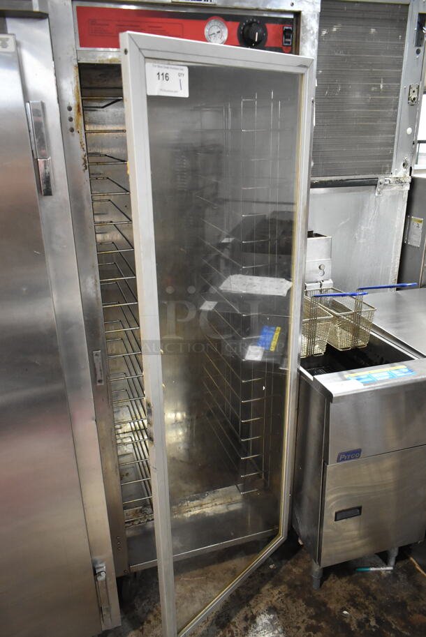 Vulcan VHFA18 Metal Commercial Single Door Heated Holding Cabinet on Commercial Casters. 120 Volts, 1 Phase. Tested and Does Not Power On - Image 2 of 6