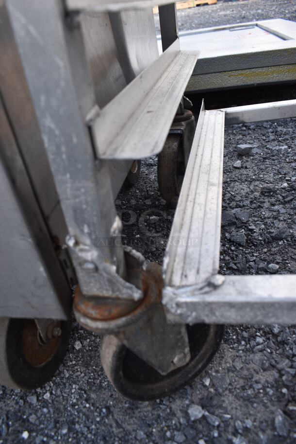 Metal Commercial Pan Transport Rack on Commercial Casters. 28x18x70 - Image 4 of 4