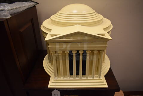 The American Heritage Colletion Series Montecristo Humidor Jefferson Memorial Architectural Building Replica.