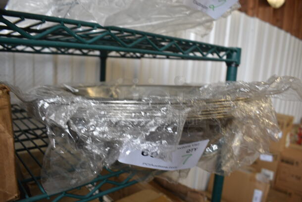 7 BRAND NEW! Metal Bowls. 14x14x3.5. 7 Times Your Bid! - Image 2 of 2