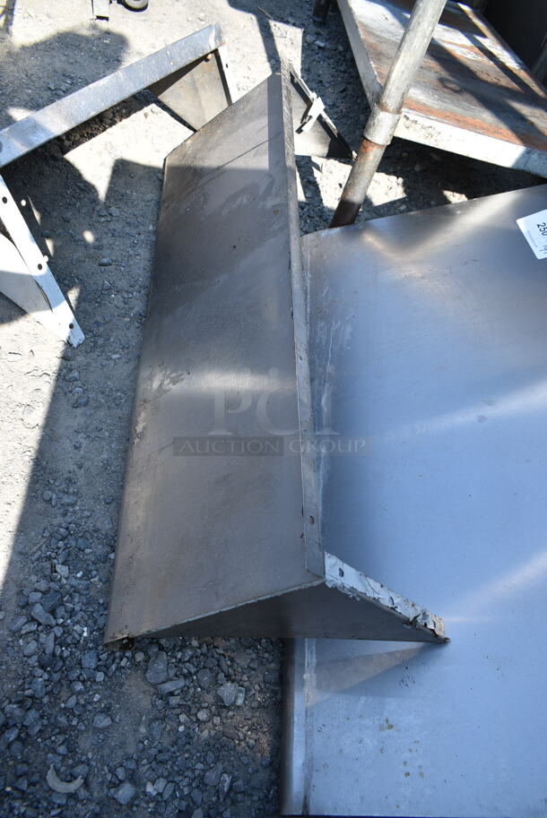 3 Stainless Steel Wall Mount Shelves. 3 Times Your Bid! - Image 3 of 4