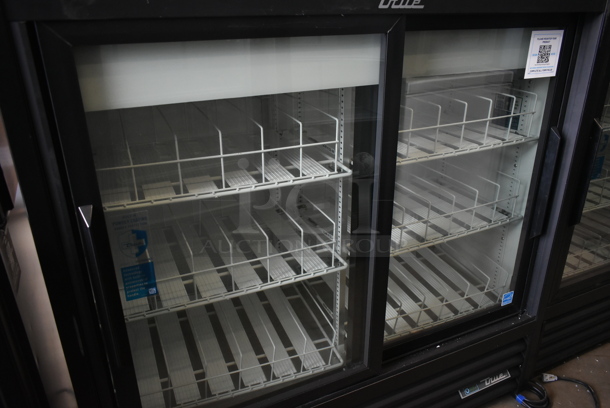 2024 True GDM-41SL-48-HC-LD Metal Commercial 2 Door Reach In Cooler Merchandiser w/ Poly Coated Racks. 115 Volts, 1 Phase. Tested and Working! - Image 3 of 6