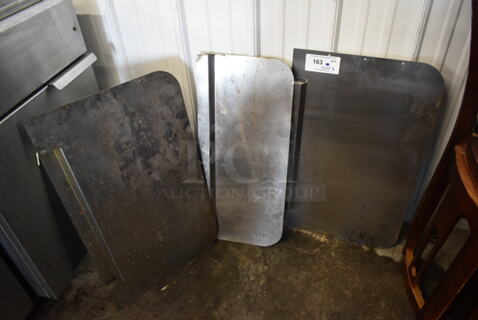 3 Stainless Steel Splash Guards for Fryers. 3 Times Your Bid!