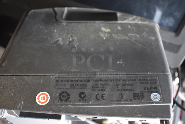 ALL ONE MONEY! Lot of NCR 15" POS Monitor, NCR Model 7197-6001-9001 Receipt Printer, SmartPower Uninterruptible Power Supply, Metal Cash Drawer, Barcode Scanner and Telephone! - Image 7 of 10