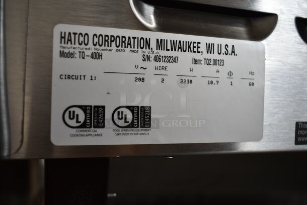 BRAND NEW SCRATCH AND DENT! Hatco TQ-400H Stainless Steel Commercial Countertop Toast Qwik Conveyor Toaster - 3" Opening. 208 Volts, 1 Phase.  - Image 5 of 5