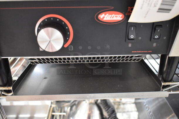 BRAND NEW SCRATCH AND DENT! Hatco TQ-10 Stainless Steel Commercial Countertop Toast Qwik Conveyor Toaster - 2" Opening. 120 Volts, 1 Phase. Tested and Working! - Image 4 of 5