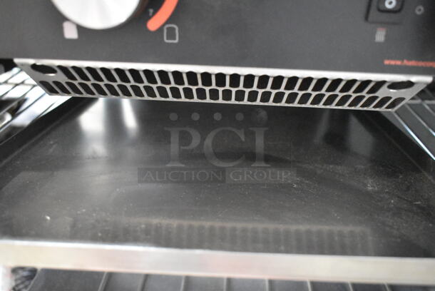 BRAND NEW SCRATCH AND DENT! Hatco TQ-10 Stainless Steel Commercial Countertop Toast Qwik Conveyor Toaster - 2" Opening. 208 Volts, 1 Phase.  - Image 4 of 5