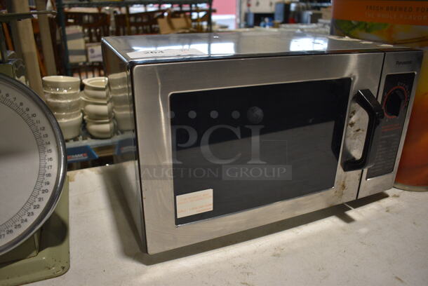 Panasonic Stainless Steel Commercial Countertop Microwave Oven. 20x13x12 - Image 2 of 5