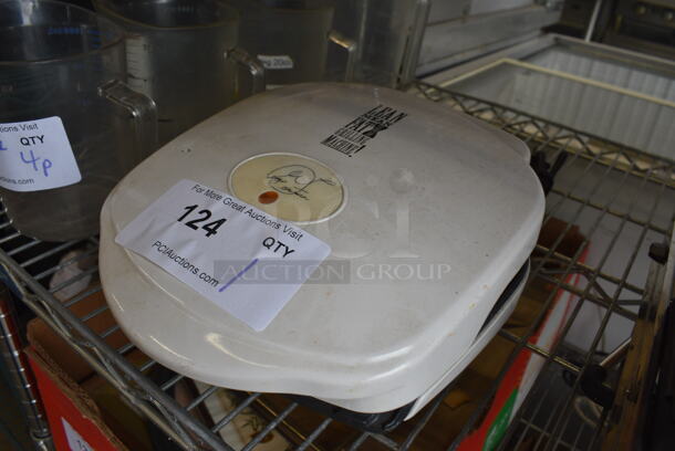 George Foreman Model GR10AWHT White Countertop Lean Mean Grilling Machine. 120 Volts, 1 Phase. 9x10x5 - Image 2 of 5