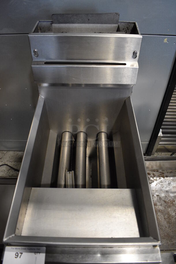 Cecilware Model FMS403HP Stainless Steel Commercial Natural Gas Powered Deep Fat Fryer. 110,000 BTU. 15.5x31x46 - Image 4 of 6