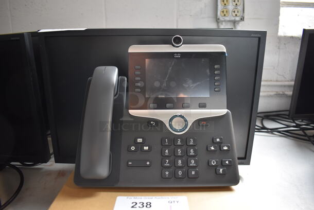 2 BRAND NEW IN BOX! Cisco CP-8845 Corded Office Telephones. 10x9x5. 2 Times Your Bid! - Image 7 of 8