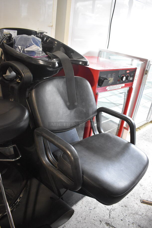 Hair Salon Ceramic Bowl Shampoo Chair With Filters.  - Image 2 of 6