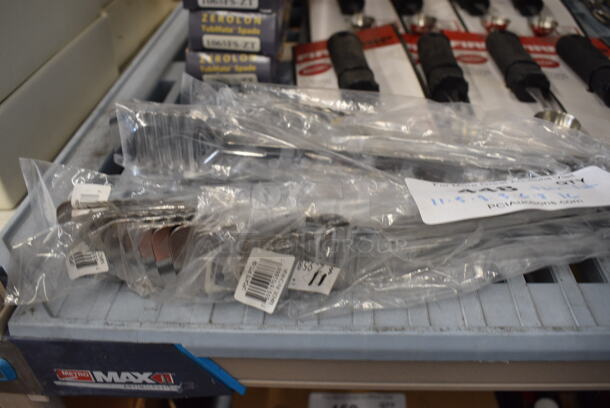 ALL ONE MONEY! BRAND NEW! Lot of 5 Spades, 11 Tongs, 8 Scoopers, 3 Spatulas, 6 Masher, 8 Cheese Cutters and 16 Dexter Knives. - Image 4 of 8