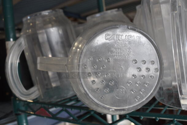 ALL ONE MONEY! Lot of 16 Clear Poly Pitchers! 7x5x8 - Image 4 of 4