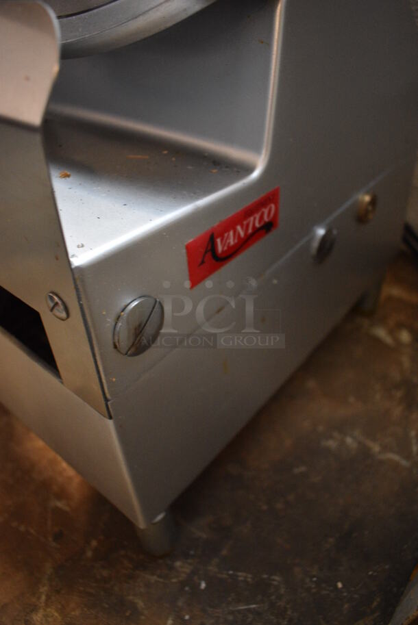 Avantco Stainless Steel Commercial Countertop Automatic Meat Slicer w/ Blade Sharpener. 24x22x31. Tested and Working! - Image 8 of 9