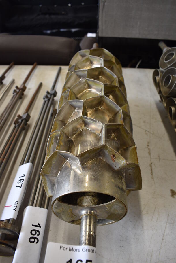 Moline Metal Donut Cutting Rolling Pin. 30x7x7 - Image 3 of 4