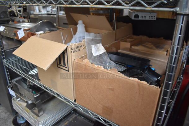 ALL ONE MONEY! Tier Lot of Various Items Including Wooden Crates and Utensils - Image 5 of 5
