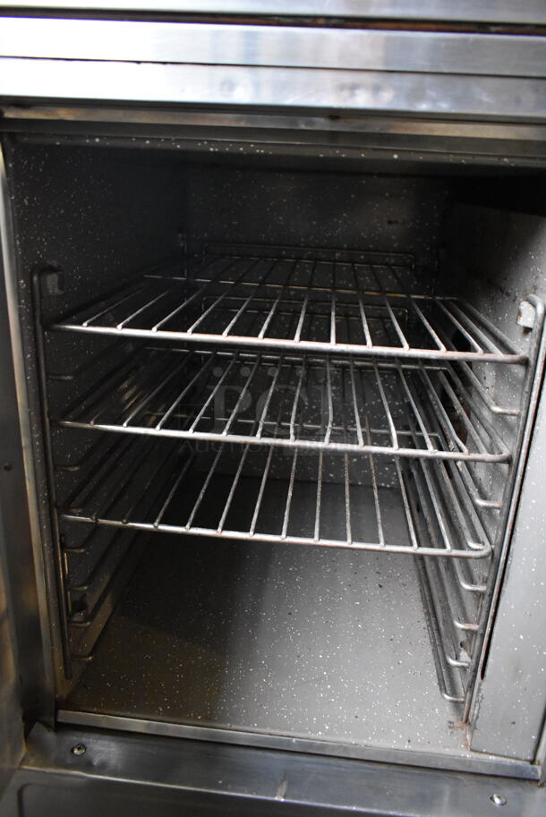 2 Blodgett Stainless Steel Commercial Natural Gas Powered Half Size Convection Oven w/  View Through Door, Metal Oven Racks on Commercial Casters. 2 Times Your Bid! - Image 7 of 9