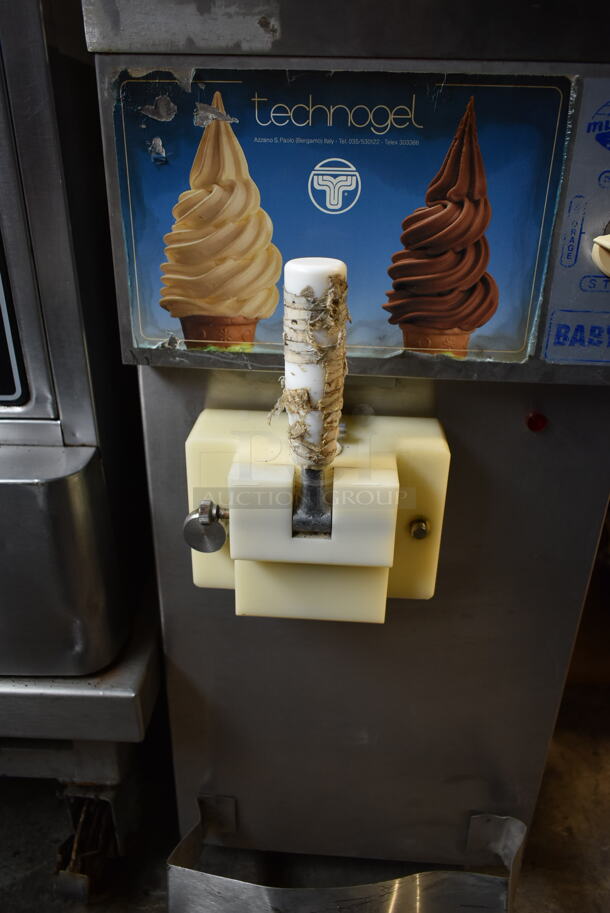 Technogel BABY 1 M Stainless Steel Commercial Countertop Single Flavor Soft Serve Ice Cream Machine. 220 Volts, 1 Phase.  - Image 4 of 6