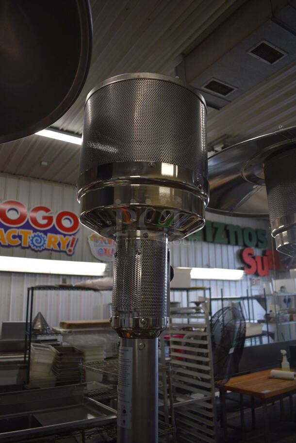 Hampton Bay Model NCZH-G-SS Metal Commercial Floor Style Propane Gas Patio Heater. 48,000 BTU. 32x32x89 - Image 3 of 5
