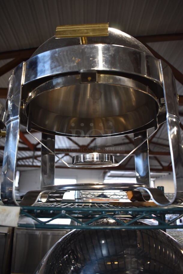 5 Various Metal Chafing Dishes. Includes 17x18x19. 5 Times Your Bid! - Image 7 of 9