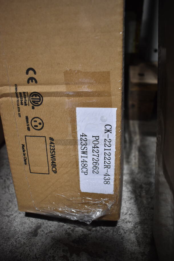 2 BRAND NEW IN BOX! ServIt 423SWI48CP Stainless Steel Commercial 48" High Wattage Strip Warmer with Infinite Controls. 120 Volts, 1 Phase. 2 Times Your Bid! - Image 5 of 5