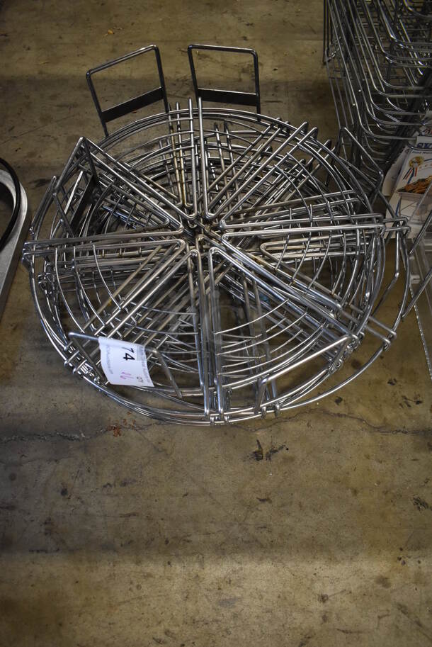 ALL ONE MONEY! Lot of 6 Metal Racks. 18.5x18.5x5.5 - Image 3 of 5