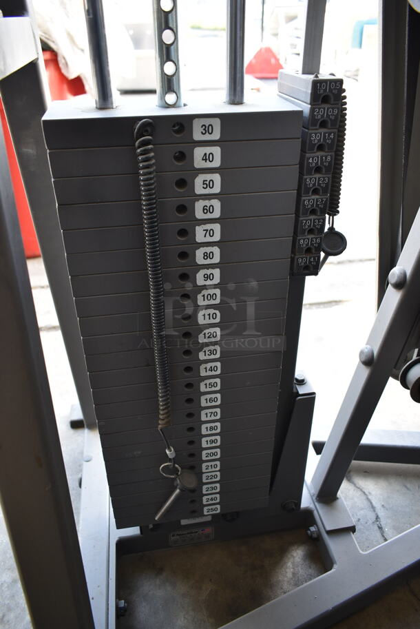 Nautilus Metal Commercial Floor Style Mens Chest Exercise Machine. - Image 6 of 7