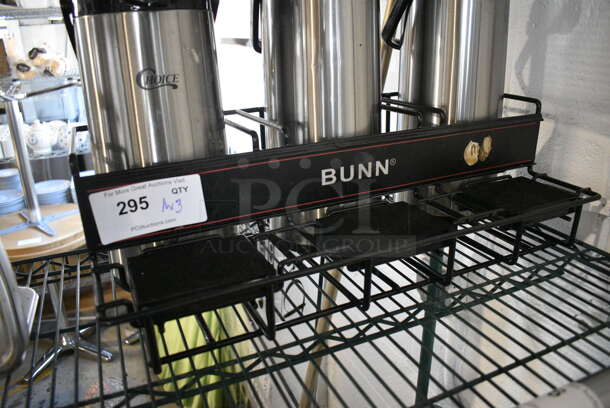 Bunn Black Metal Countertop Air Pot Stand w/ 3 Air Pots. 23x13x16 - Image 6 of 6