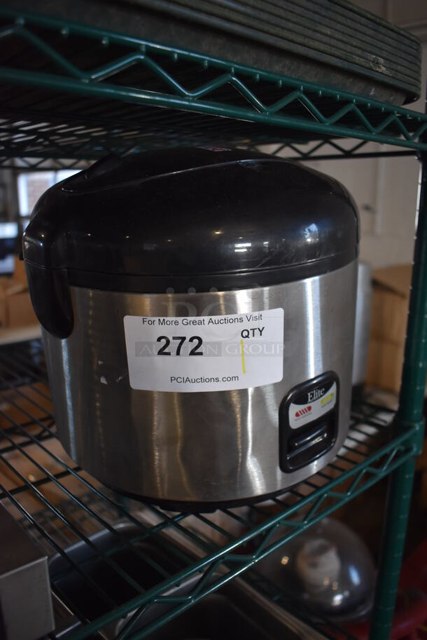 Elite DRC-1000B Metal Countertop Rice Cooker. 120 Volts, 1 Phase. 11x10x10.5 - Image 2 of 6