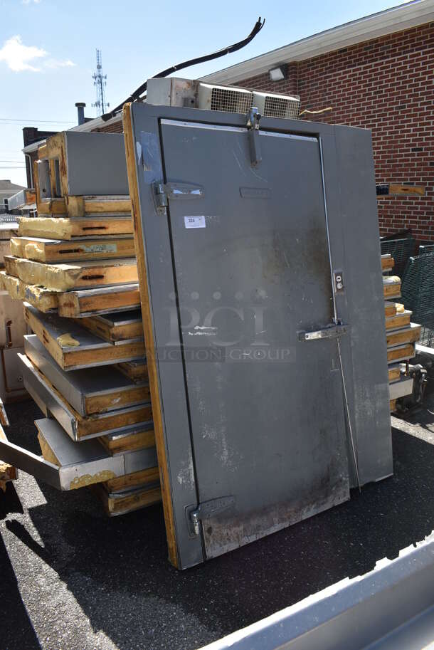 12'x8'x7' Hobart Walk In Freezer Box w/ Copeland Model CF06K6E-PFV-253 Compressor and Condenser. 208/230 Volts, 1 Phase. - Image 2 of 8
