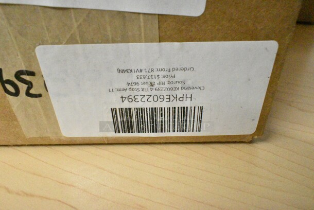 2 BRAND NEW SCRATCH AND DENT! Items Including HPKE5383831 Cleveland KE53838-31 Trs;208,240,480p/24,120s/50,60, HPKE6022394 Cleveland KE602239-4 Tilt Stop Arm; T1. 2 Times Your Bid!  - Image 4 of 6