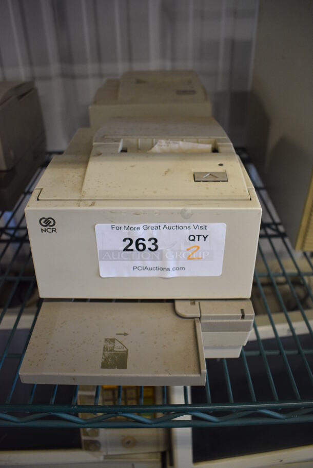 2 NCR Model 7167-1025-9001 Receipt Printers. 7.5x12.5x7. 2 Times Your Bid! - Image 1 of 5