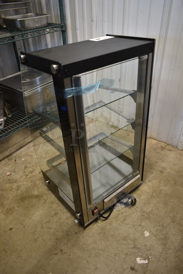 BRAND NEW SCRATCH AND DENT! KoolMore DC-3CB Metal Commercial Countertop Display Case Merchandiser. 110-120 Volts, 1 Phase.  - Image 4 of 5