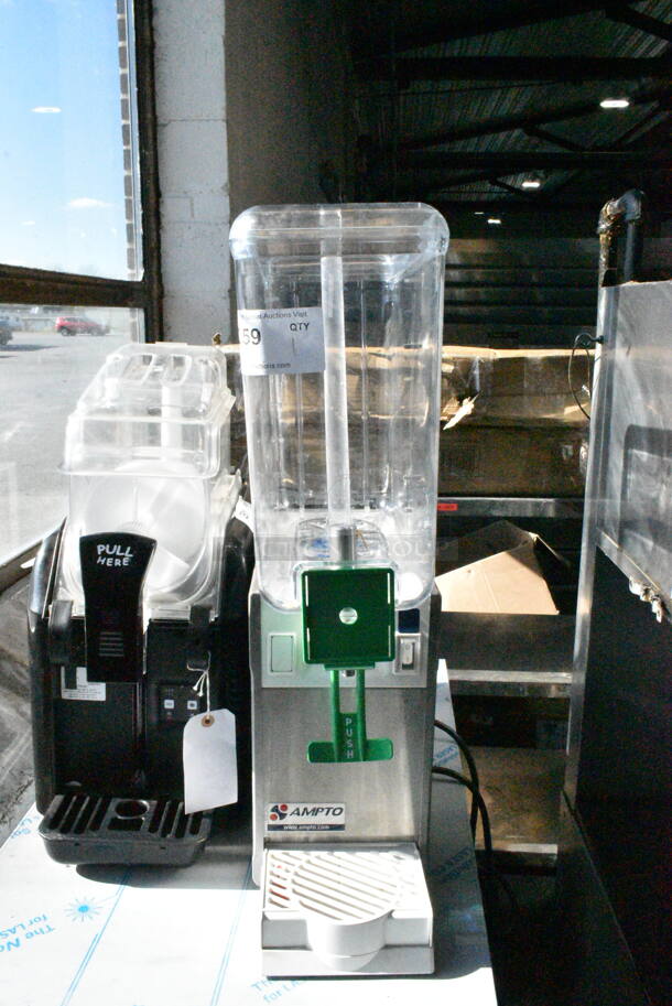 Bras Maestrale Extra 20.1 Stainless Steel Countertop Single Hopper Refrigerated Beverage Machine. 115 Volts, 1 Phase. Tested and Working! - Image 1 of 9
