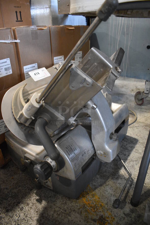 Hobart Model 2712 Stainless Steel Commercial Countertop Meat Slicer. 115 Volts, 1 Phase. 27x25x28. Tested and Working! - Image 3 of 6