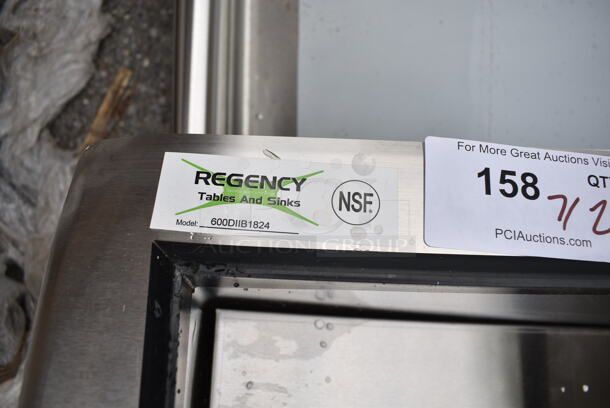 BRAND NEW SCRATCH AND DENT! Regency 600DIIB1824 18" x 24" Stainless Steel Drop-In Ice Bin - Image 6 of 6