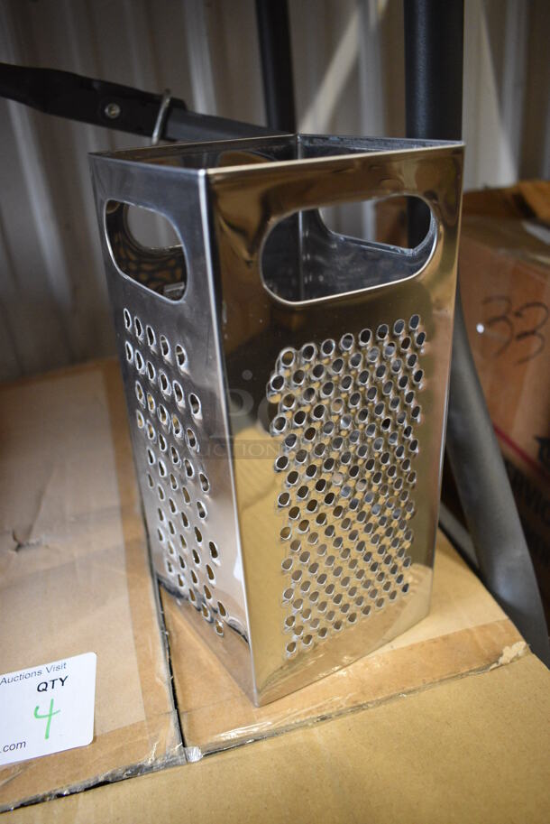 4 BRAND NEW! Metal Graters. 4 Times Your Bid! - Image 2 of 2