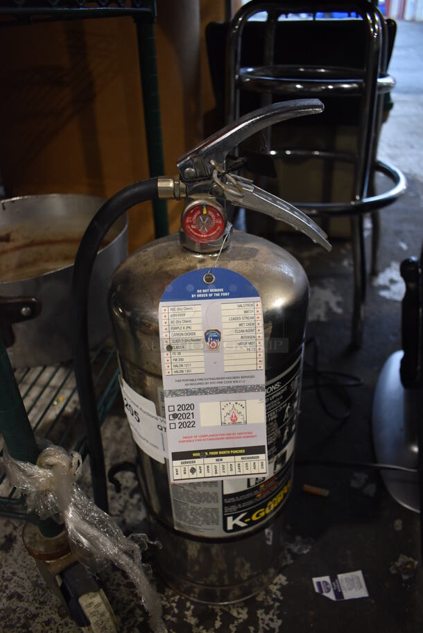 Ansul K Guard Wet Chemical Fire Extinguisher. 9x7x21