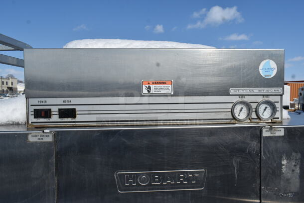 Hobart C44AW Stainless Steel Commercial Conveyor Dishwasher. 208 Volts, 3 Phase.  - Image 4 of 10