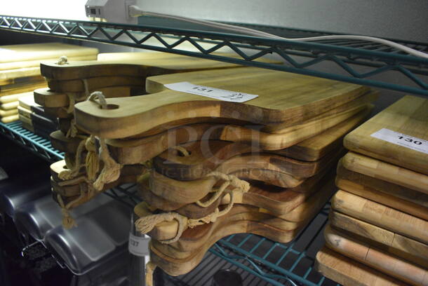 22 Wooden Cutting Boards. 9x21.5x1. 22 Times Your Bid! (kitchen)