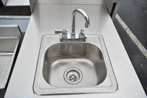 QualServ WMSC24MS Stainless Steel Commercial Single Bay Portable Sink w/ Faucet and Handles on Commercial Casters. 120 Volts, 1 Phase. - Image 3 of 10