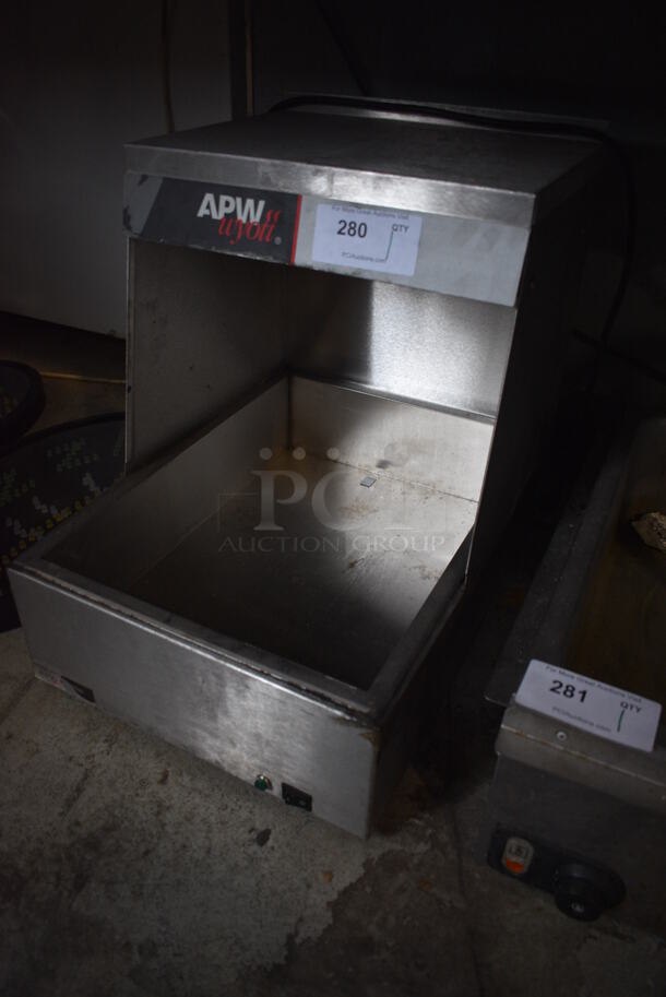 APW Wyott Stainless Steel Commercial Countertop Dumping Station. 17x23x24. Tested and Working! - Image 2 of 4