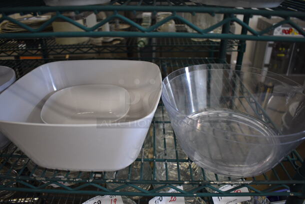 ALL ONE MONEY! Lot of 27 Various Poly Bowls! Includes 10x10x5 - Image 4 of 4