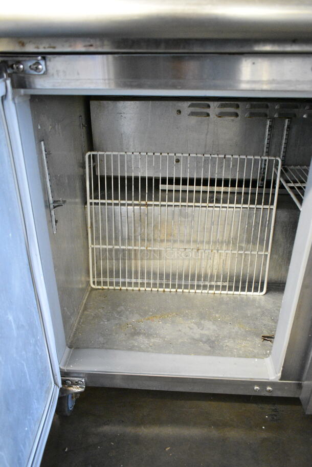 Continental SW72-18 Stainless Steel Commercial 3 Door Undercounter Cooler on Commercial Casters. 115 Volts, 1 Phase. Tested and Powers On But Does Not Get Cold - Image 3 of 7