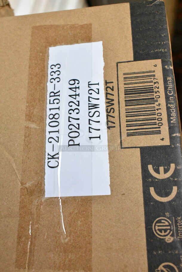 2 BRAND NEW IN BOX! Avantco 177SW72T Metal Commercial Warming Strip w/ Toggle Controls. 120 Volts, 1 Phase. 2 Times Your Bid!  - Image 3 of 4