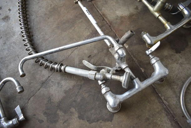 Metal Commercial Spray Nozzle Attachment w/ Faucet and Handles. - Image 3 of 3