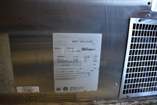 Multiplex SC340-34 Stainless Steel Commercial Remote Water Chiller. 230 Volts, 1 Phase. 36x20x22 - Image 4 of 5