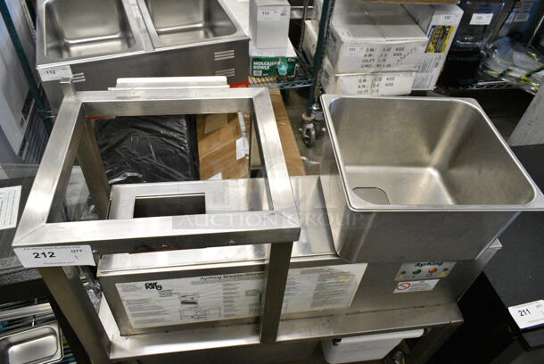 Ayr King BBS-U Stainless Steel Commercial Floor Style Breading Station on Commercial Casters. 115/230 Volts, 1 Phase. - Image 7 of 8
